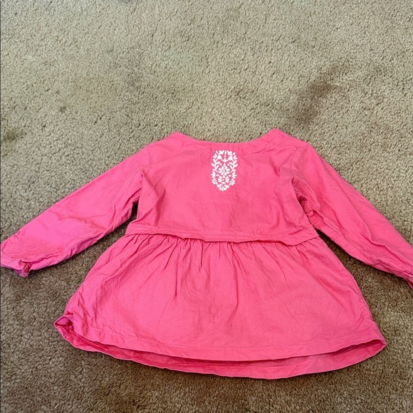 Carter's Other - Carter's Bright Pink Long Sleeve Dress